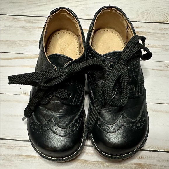 Mikoleón Black Oxford Brogues EEEUC size 24 - Picture 2 of 3